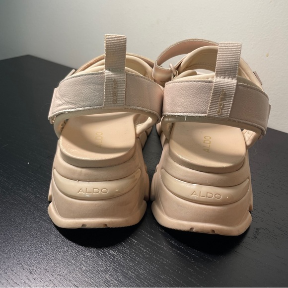 Aldo Wedge Heel Dad Sandal with Velcro - Picture 8 of 12